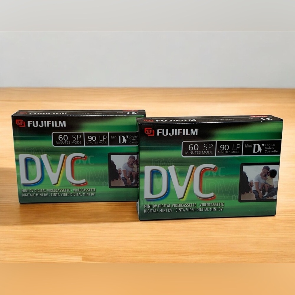 Fujifilm DVC Mini DV Videocassette set of 2